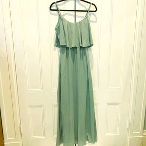 Show Me Your Mumu Caitlin Ruffle Maxi Dress